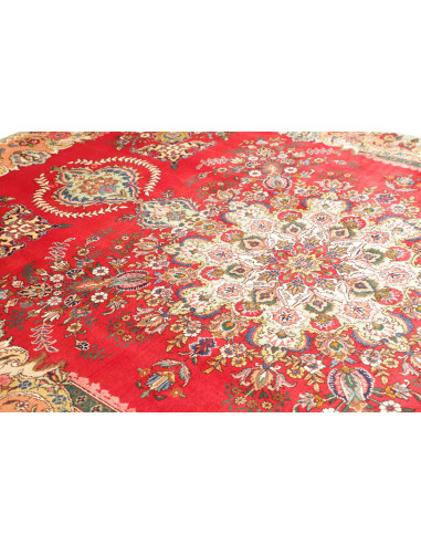 Rug Tabriz Persia 225x317 Ruby Red Beige