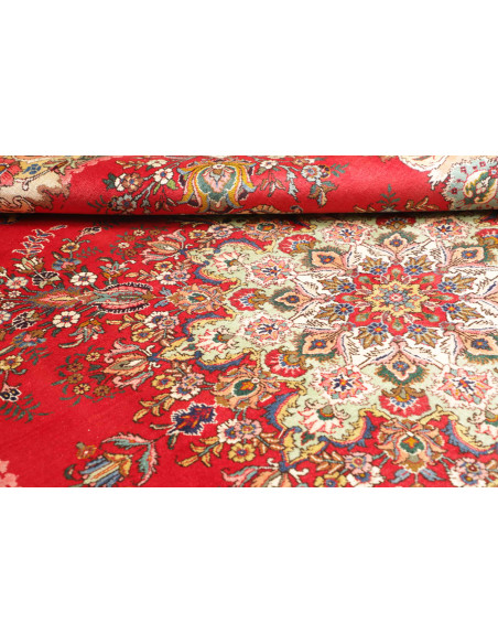 Rug Tabriz Persia 225x317 Ruby Red Beige