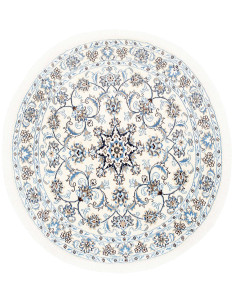 Nain Kashmar 138x146 Cm Nain Kashmar, Persia, Hand-carded