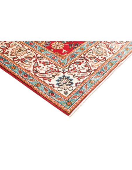 Tappeto Tabriz Persia 227x343 Rosso Crema