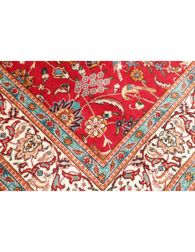 Rug Tabriz Persia 227x343 Red Cream