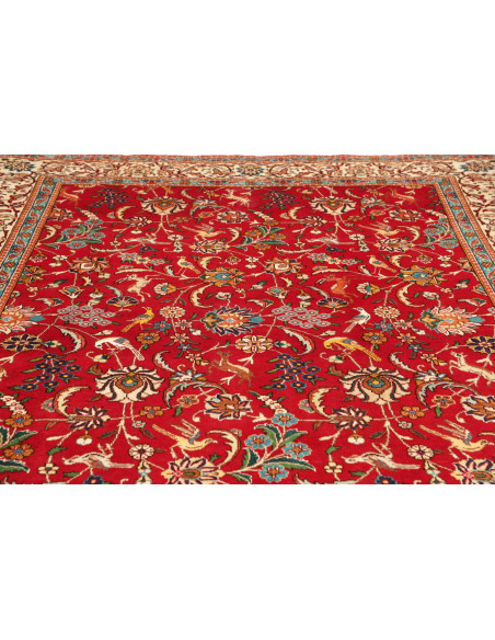 Tappeto Tabriz Persia 227x343 Rosso Crema