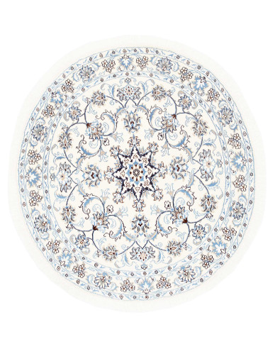 Nain Kashmar 142x145 Cm Nain Kashmar, Persia, Hand-carded