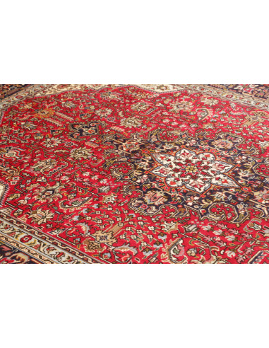 Rug Tabriz Persia 198x300 Red Dark Blue