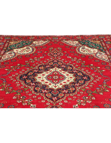 Rug Tabriz Persia 210x300 Red Blue