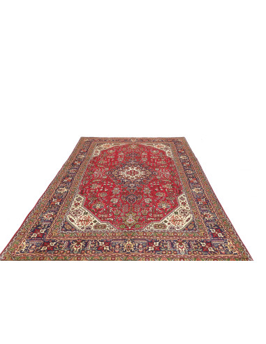 Tappeto Tabriz Persia 202x290 Rosso Blu