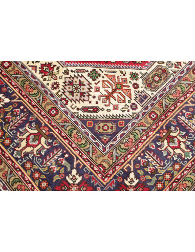 Tappeto Tabriz Persia 202x290 Rosso Blu