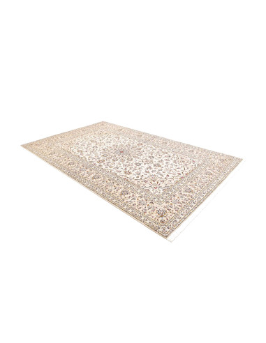 Rug Kashan Persia 196x312 Ivory Beige