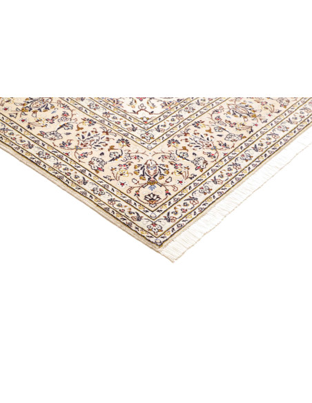 Rug Kashan Persia 196x312 Ivory Beige