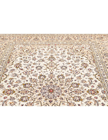 Rug Kashan Persia 196x312 Ivory Beige
