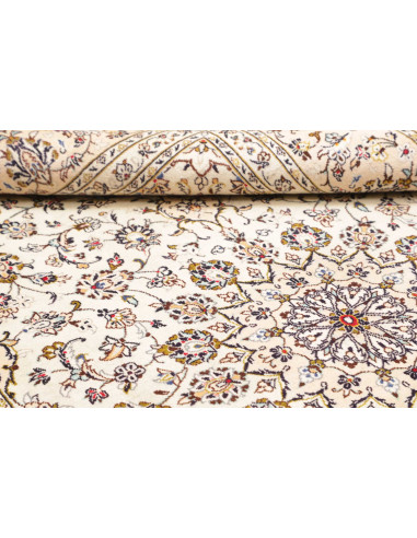 Rug Kashan Persia 196x312 Ivory Beige
