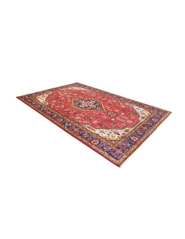 Rug Tabriz Persia 202x300 Red Deep Navy