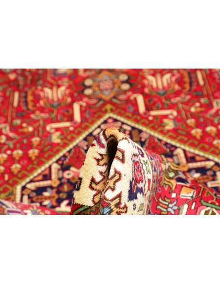 Rug Tabriz Persia 202x300 Red Deep Navy