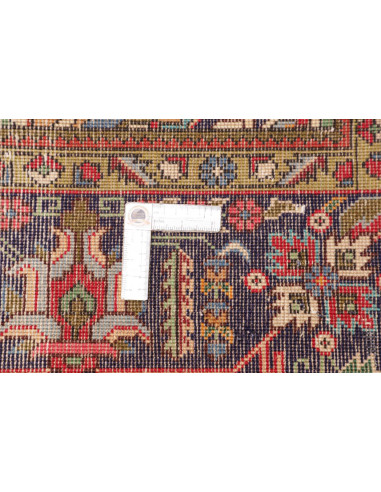 Rug Tabriz Persia 202x300 Red Deep Navy
