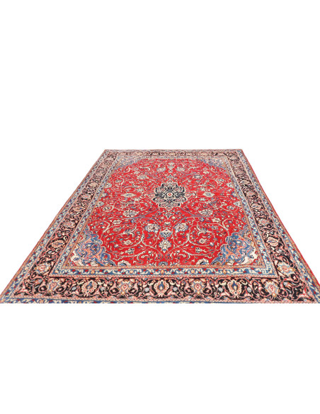 Tappeto Sarough Persia 214x310 Rosso Blu Notte