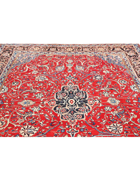 Rug Sarough Persia 214x310 Red Navy Blue