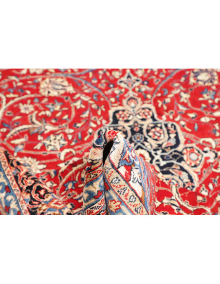 Tappeto Sarough Persia 214x310 Rosso Blu Notte