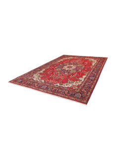 Tappeto Tabriz Persia 247x348 Rosso Blu Scuro 2