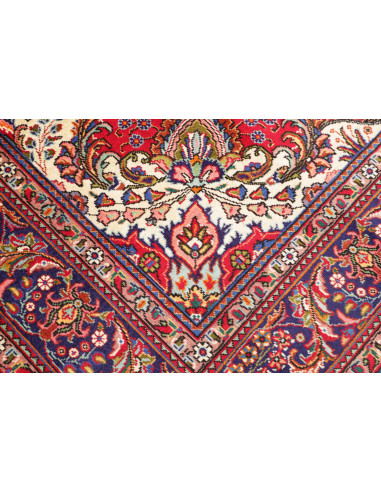 Tappeto Tabriz Persia 247x348 Rosso Blu Scuro