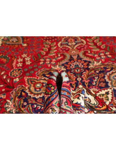 Rug Tabriz Persia 247x348 Red Dark Blue