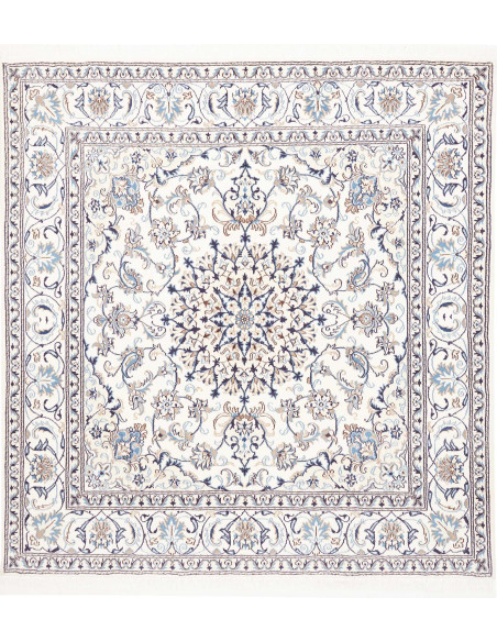 Nain Kashmar 192x200 Cm Nain Kashmar, Persia, Hand-carded