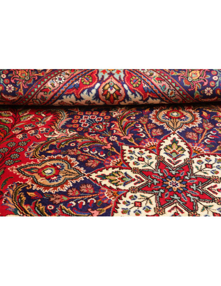 Rug Tabriz Persia 247x348 Red Dark Blue
