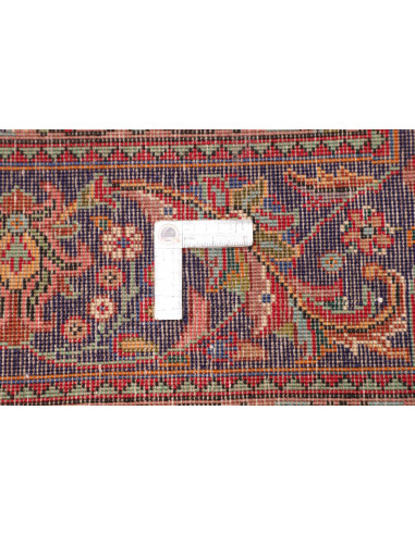 Tappeto Tabriz Persia 247x348 Rosso Blu Scuro