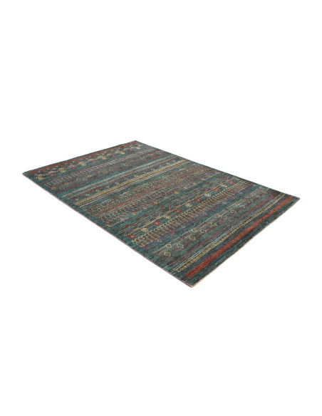 Royal Gabbeh Pakistan Geometric Teal Red 148x219 Cm