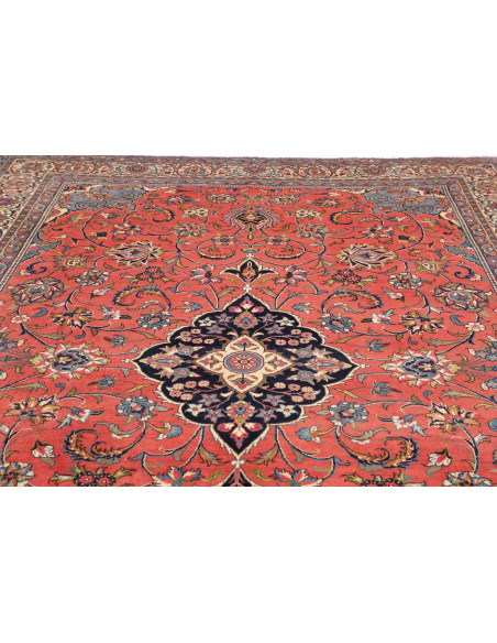 Rug Sarough Persia 248x362 Coral Navy Blue