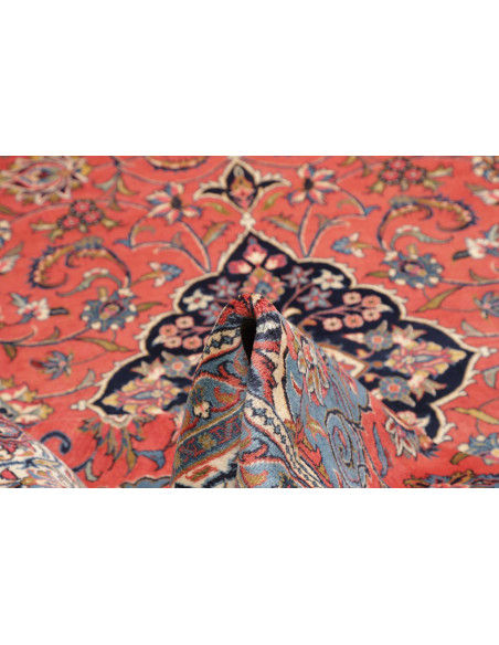 Rug Sarough Persia 248x362 Coral Navy Blue