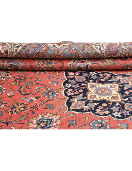 Rug Sarough Persia 248x362 Coral Navy Blue