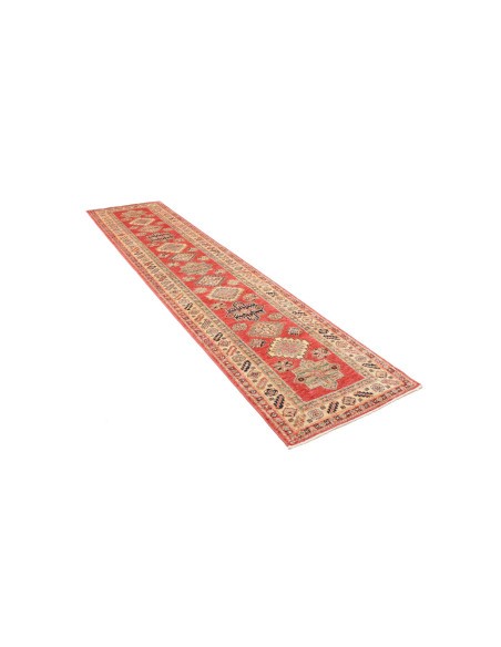 Rug Kazak Fine Pakistan 76x319 Terracotta Indig