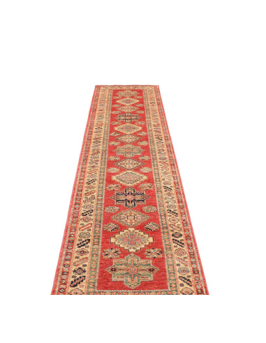Rug Kazak Fine Pakistan 76x319 Terracotta Indig
