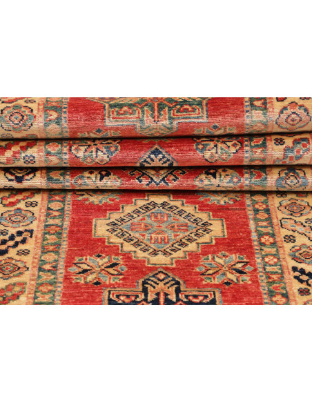 Rug Kazak Fine Pakistan 76x319 Terracotta Indig