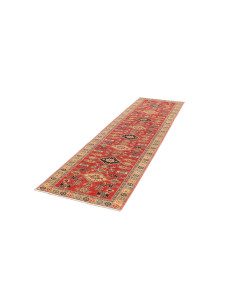 Tappeto Kazak Fine Pakistan 78x300 Rosso Terrac 2