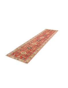 Rug Kazak Fine Pakistan 79x307 Terracotta Red D 2