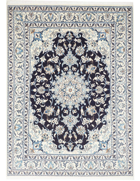 Tappeto Nain Kashmar Persia grigio 148x202