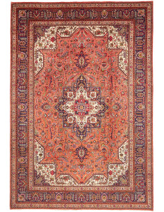Tabriz 237x348 Cm Tabriz, Persia, Lana Cardata A Mano
