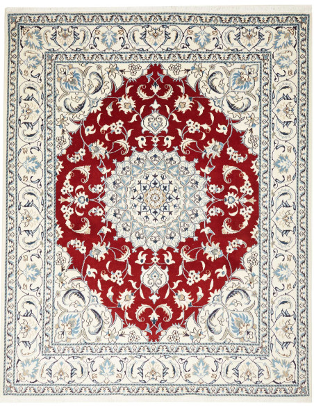 Rug Nain Kashmar Persia white grey 200x250