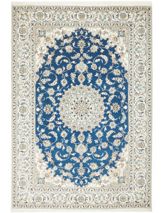 Rug Nain Kashmar Persia blue 203x294