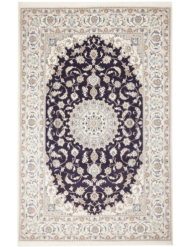 Rug Nain Kashmar Persia grey 196x303