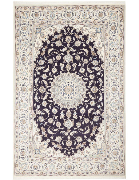 Rug Nain Kashmar Persia grey 196x303