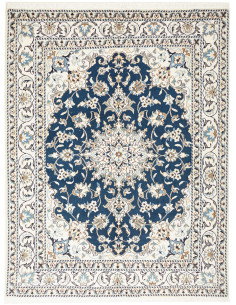 Tappeto Nain Kashmar Persia grigio 155x202