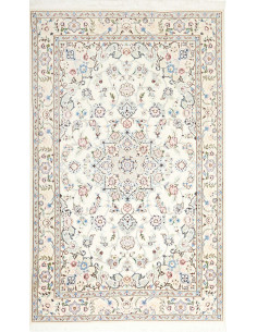 Tappeto Nain 9La Persia bianco verde 133x213