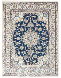 Tappeto Nain Kashmar Persia grigio 152x204