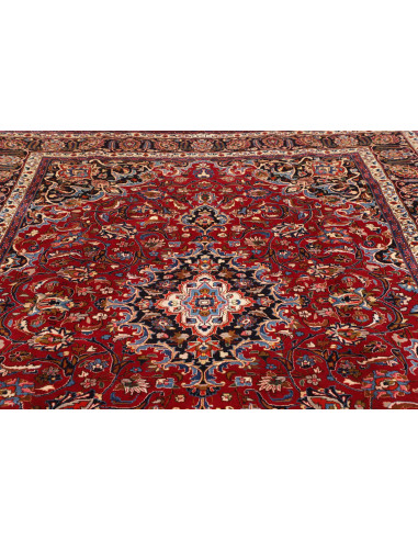 Mashad 243x340 Cm Mashad, Persia, Hand-carded Wool warp: