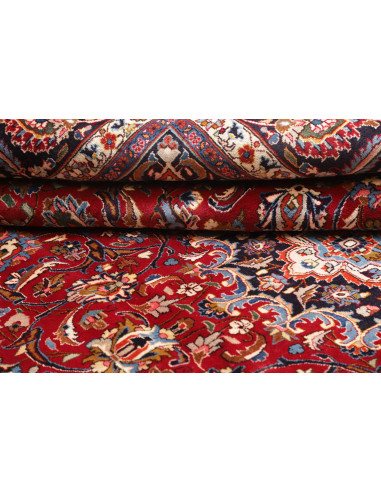 Mashad 243x340 Cm Mashad, Persia, Hand-carded Wool warp:
