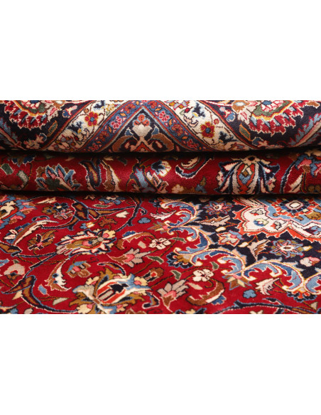 Mashad 243x340 Cm Mashad, Persia, Hand-carded Wool warp: