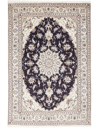 Tappeto Nain Kashmar Persia grigio 168x252