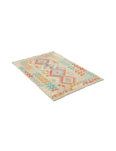 Kilim 97x145 Cm Kilim Afghanistan Lana Cardata A Mano Cotone 2